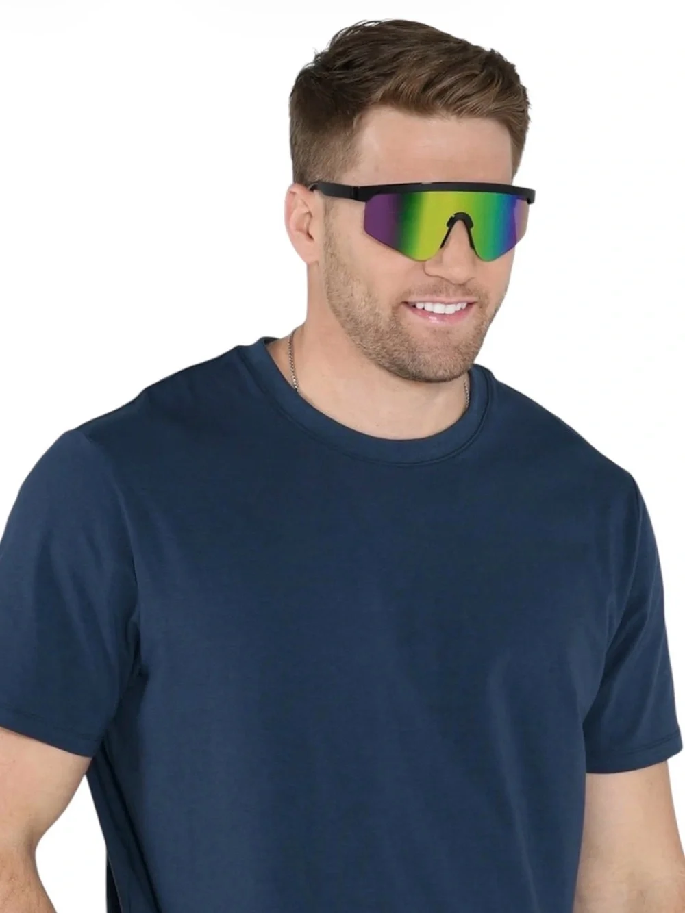 Panama Jack x Foster Grant Black Wraparound Men's Sunglasses - NWT